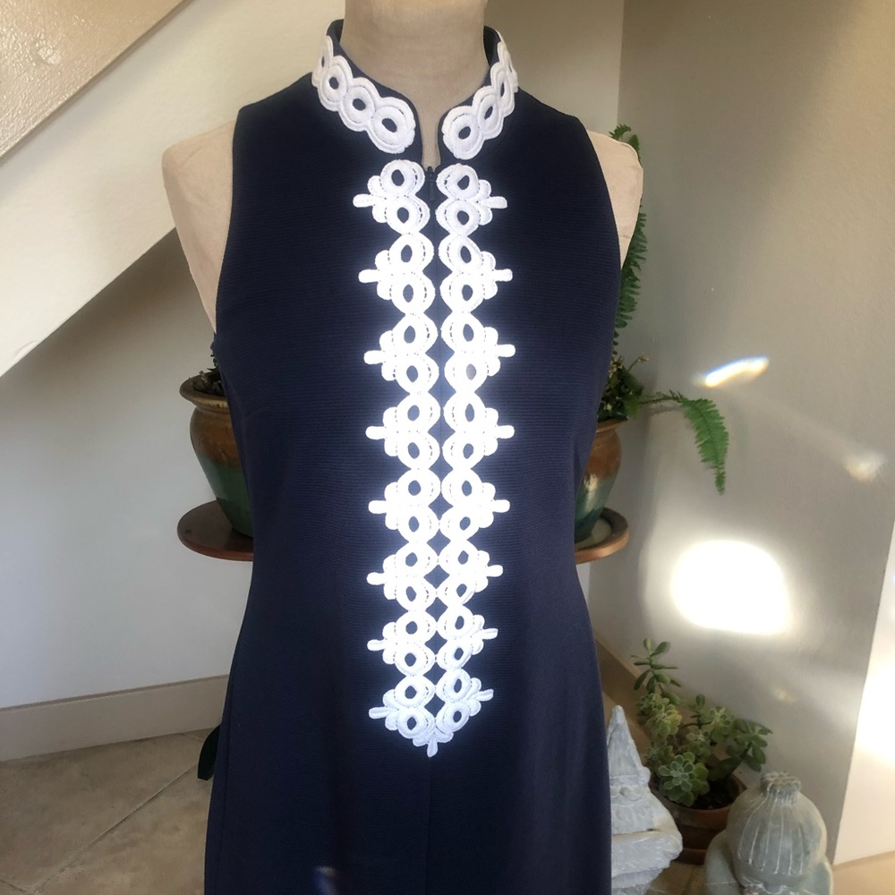 Lily Pulitzer Callista High Collar Shift Dress.